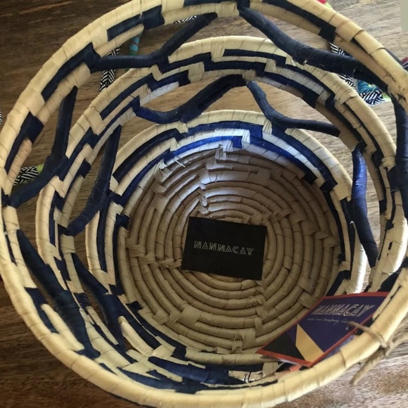 Free People Nannacay Laelia Mixed Straw Bucket Bag - Picture 5 of 6